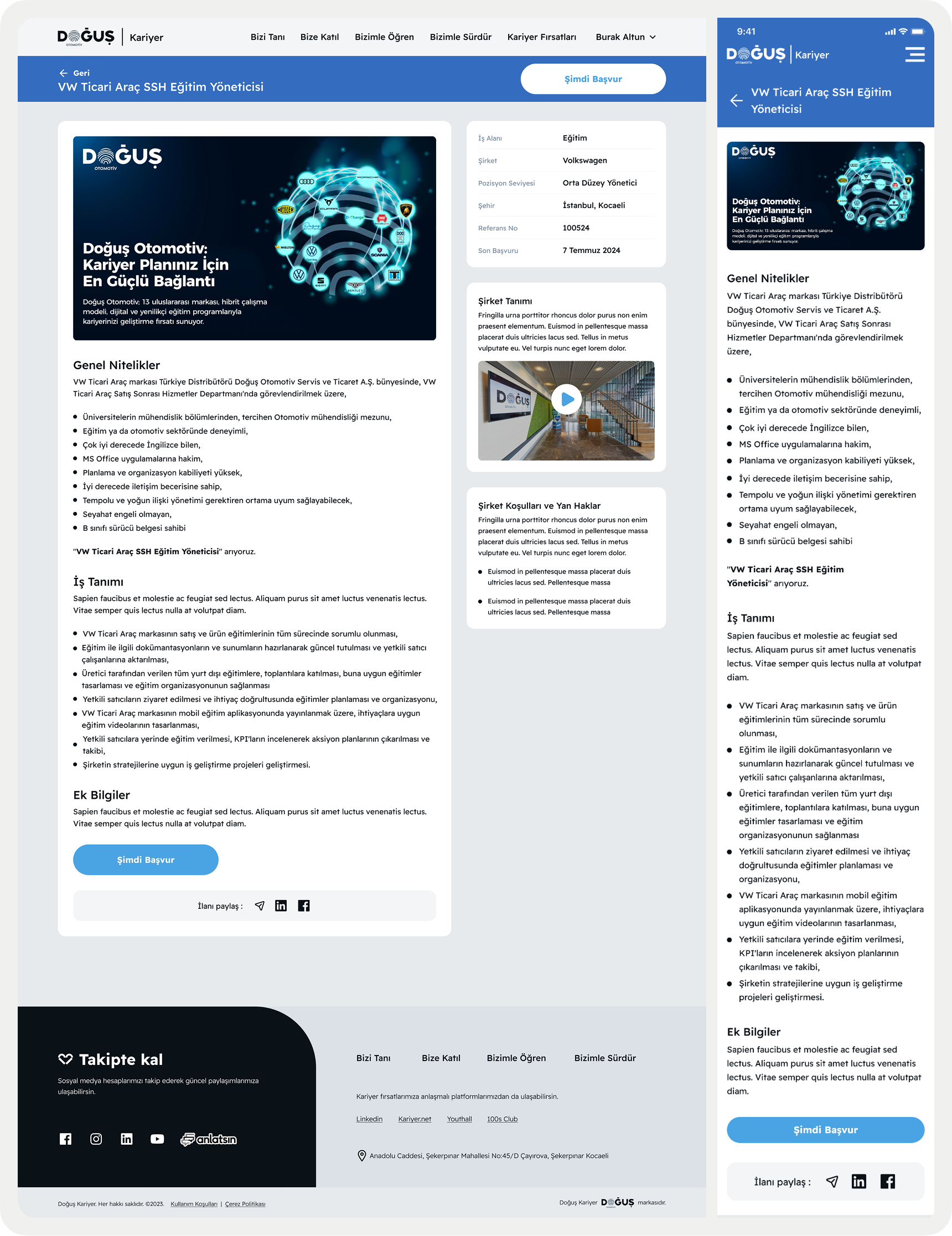 İlan Detay Sayfası